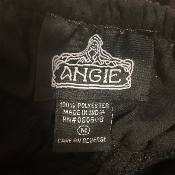 🌙ANGIE Burnout Black Velvet Slip Dress🌙 - Picture 5 of 5